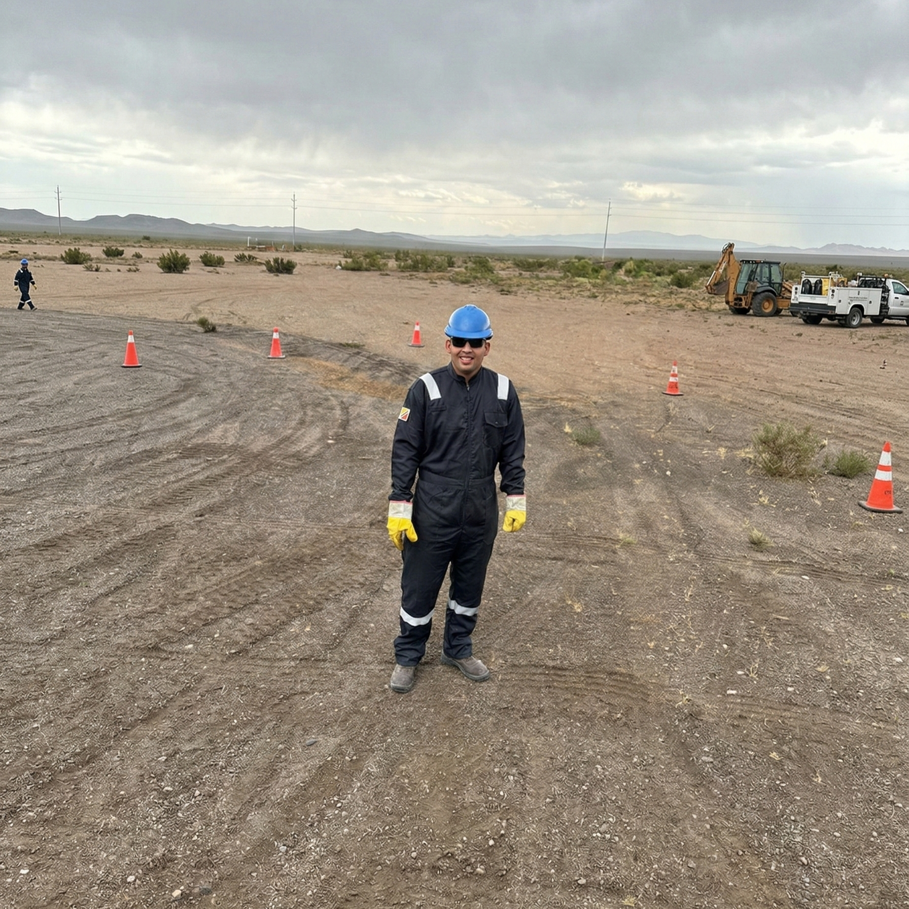 Equipo profesional de Retroexcavadoras Mendoza operando maquinaria pesada en obra