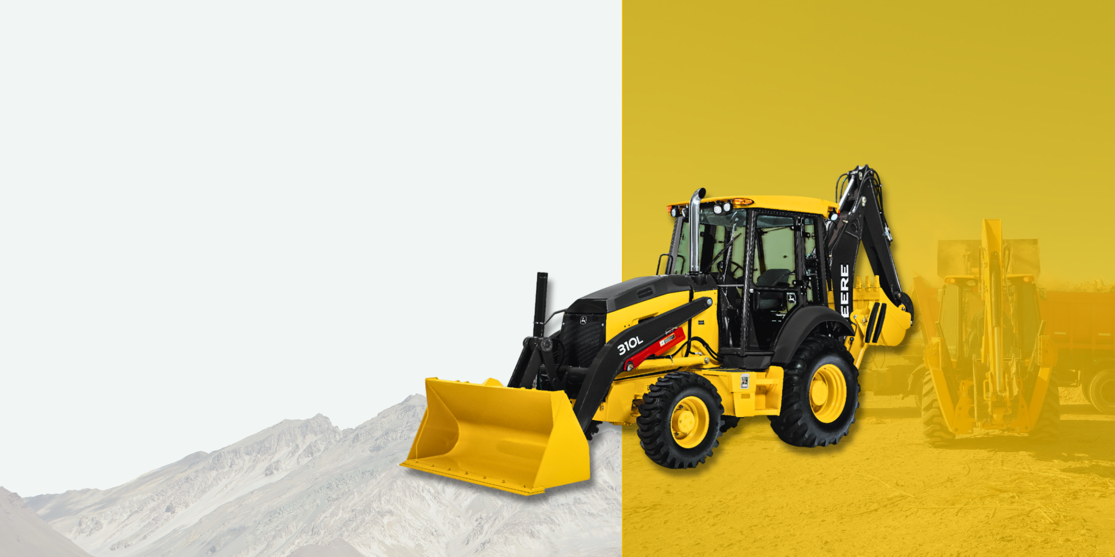 Retroexcavadora profesional en obra de movimiento de suelos en Cuyo